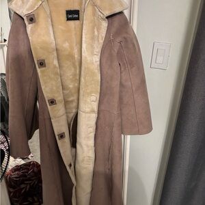 Women's Tan Teddy Jacket